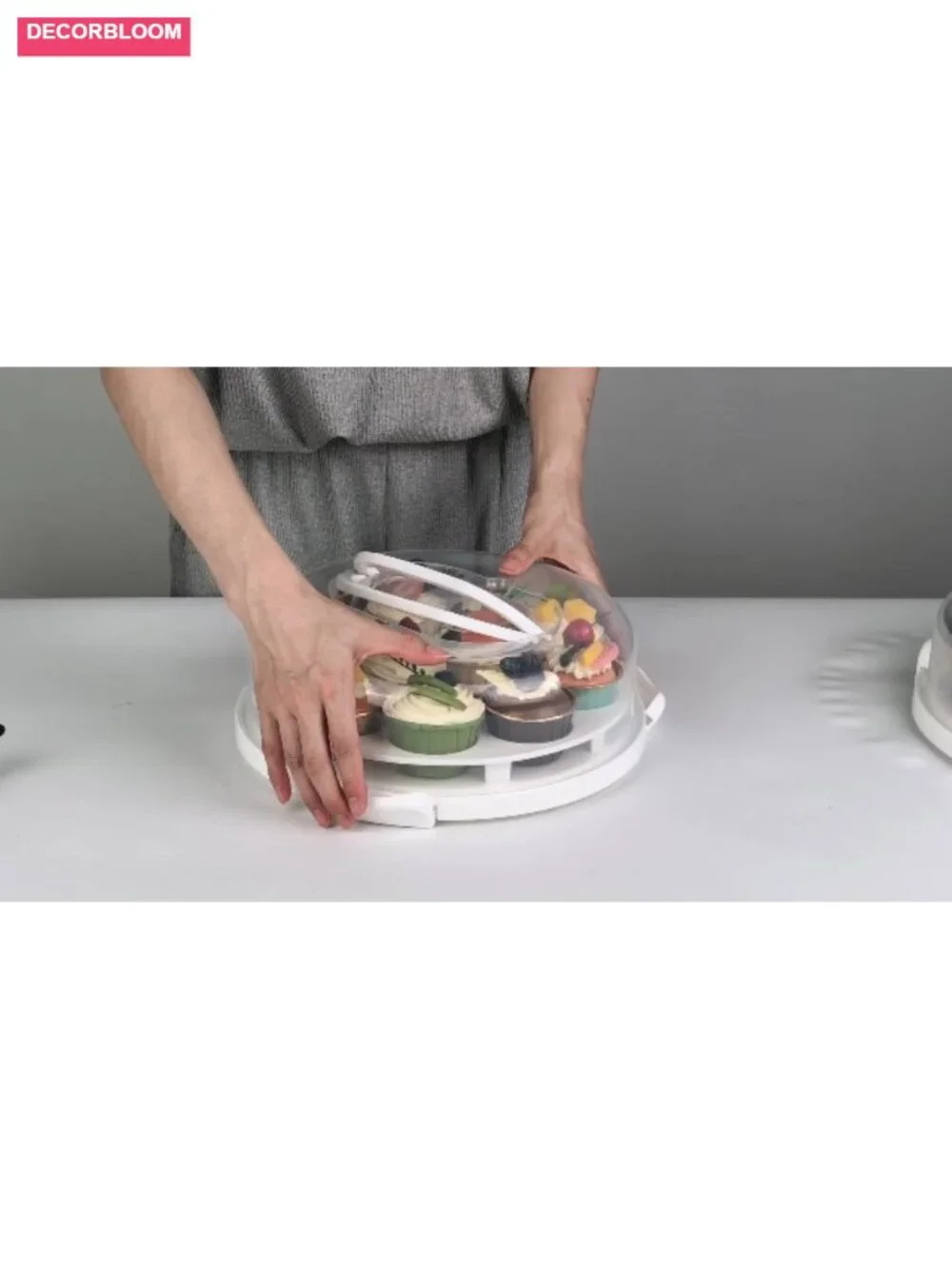 2 Pack Pie Carrier with Lids and Handles, Insulated Bags and Non-Slip Pads